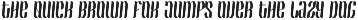 Quantune - Old English Font preview