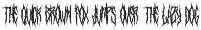 Syndrome – Condensed Black Metal font preview