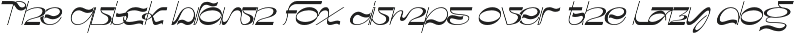 James Digital Font preview