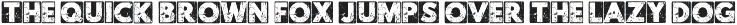 Bloody Square Destroy Font preview