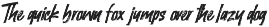 Predator Brushed – Brush Font preview