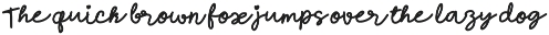 Disney is Script handwritten font preview