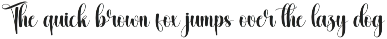 Panther | Script Font preview