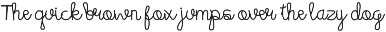 Arluna - Script Monoline Font preview