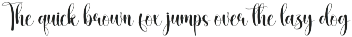 Usually | Script Font preview