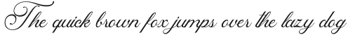 Flourishing Script Font preview