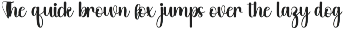 July font preview