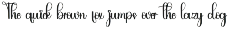 Special font preview