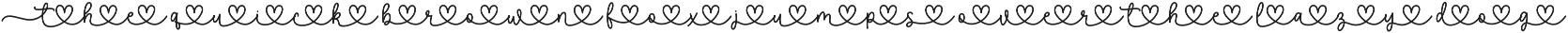 Jaime Bella - Wedding Heart Font preview