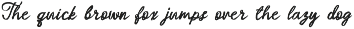 Curly Ribbon Handwritten Whimsy Font preview
