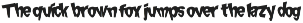 Dazed TM – Warped Font font preview