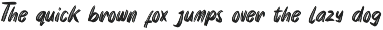 Akaly Brush Font preview
