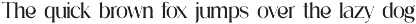 Biconvex Elegant Serif Font preview