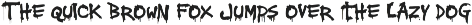 GanxBungkers - Paint Brush Font preview