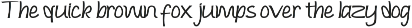 Cengcha font preview