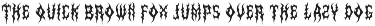 CS Wildfire – Black Metal Font preview
