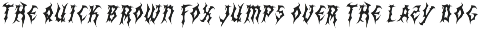 CS Venom – Black Metal Font preview