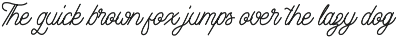 Rulio Monoline Font preview