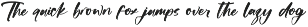 Actively Modern Brush Font preview
