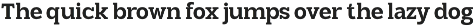 TBJ Goslap Slab Font Family preview