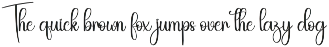 Standing | Script Font preview