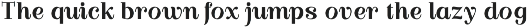 Bergstorm Font preview