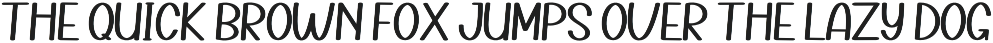 Rainbow Handmade font preview