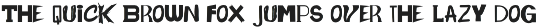 Display Banner Font preview