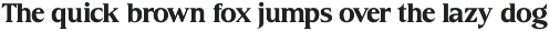 Caslon Family 18 style preview