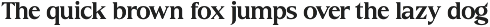 Caslon Family 18 style preview