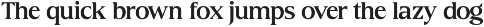 Caslon Family 18 style preview