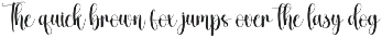 Downtown | Script Font preview