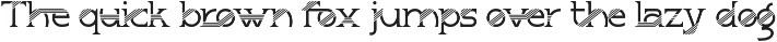 Different Passion - Striped Font font preview
