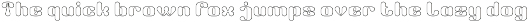 Constant motion font preview