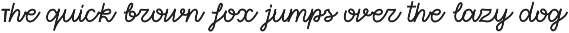 Hello Montana Semi Sans Script Font preview