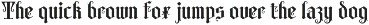 CS Maglite – Gothic Uncial Font preview
