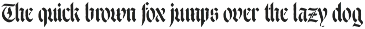 Ducky Black Blackletter Typeface preview