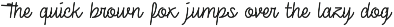 THE CURSIVE FONT preview