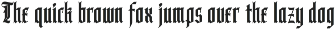 CS Mirage – Blackletter Font preview