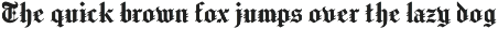 CS Modula – Old English Font preview