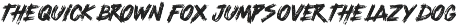 STREET CRUISER - Dry Brush Font preview