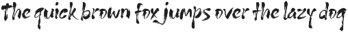 Amanojaku - Traditional Brush Font font preview