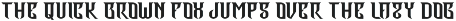 VB Sortina - Futuristic Display Font preview