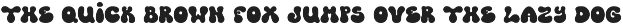 BUBBLE GROOVY FONT preview