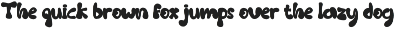 Silver Wings - Handdrawn Bubble Font font preview