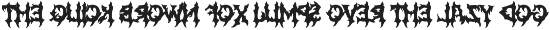 Dendam - Aggressive Black Metal font preview