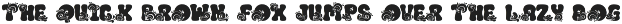 The Wave - Groovy Display Font font preview