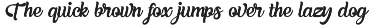 Bernfuls Script Font preview