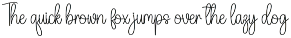 Vacation | Script Font preview