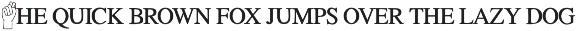 Handspeak font preview